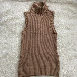 Michael Kors Sleeveless Turtleneck Sweater